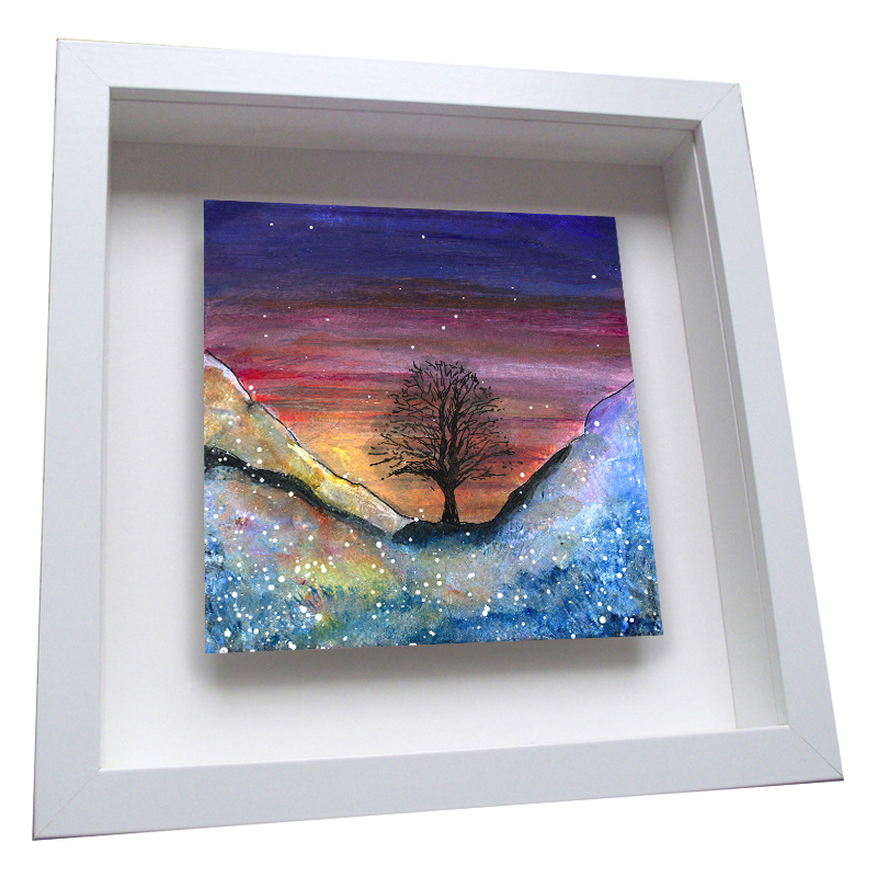 Sycamore Gap - Framed Tile